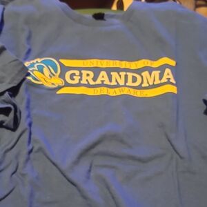 Gildan Blue University of Delaware Grandma Kids Tee